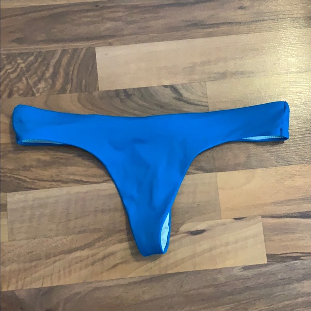 Victoria’s Secret blue thong bikini bottom